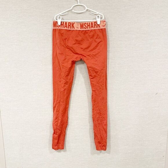 Gymshark flex leggings coral orange size medium - Picture 4 of 4